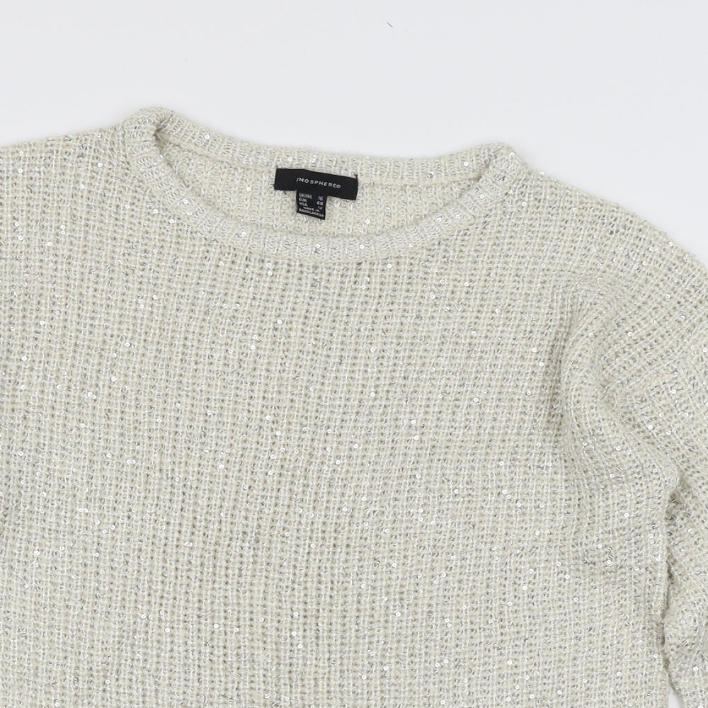 Atmosphere Womens Ivory  Knit Pullover Jumper Size 16