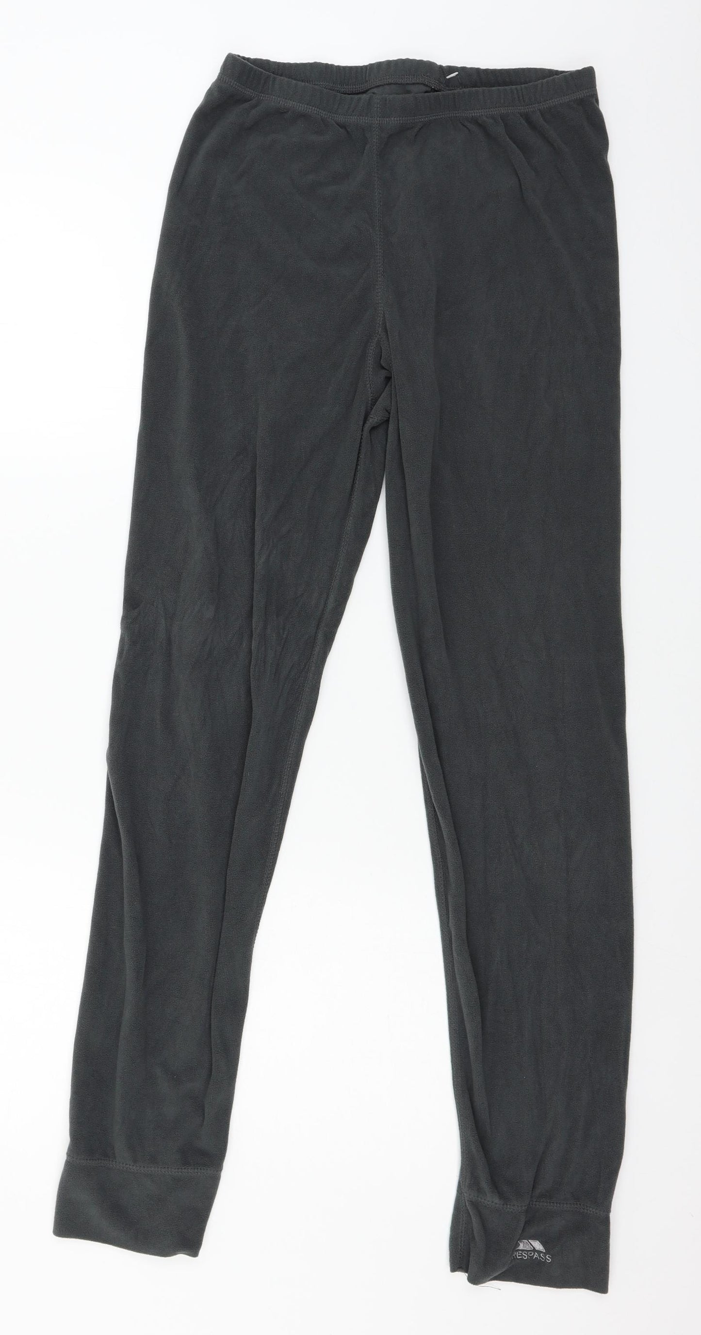 Trespass Womens Grey  Fleece Capri Leggings Size M L29 in