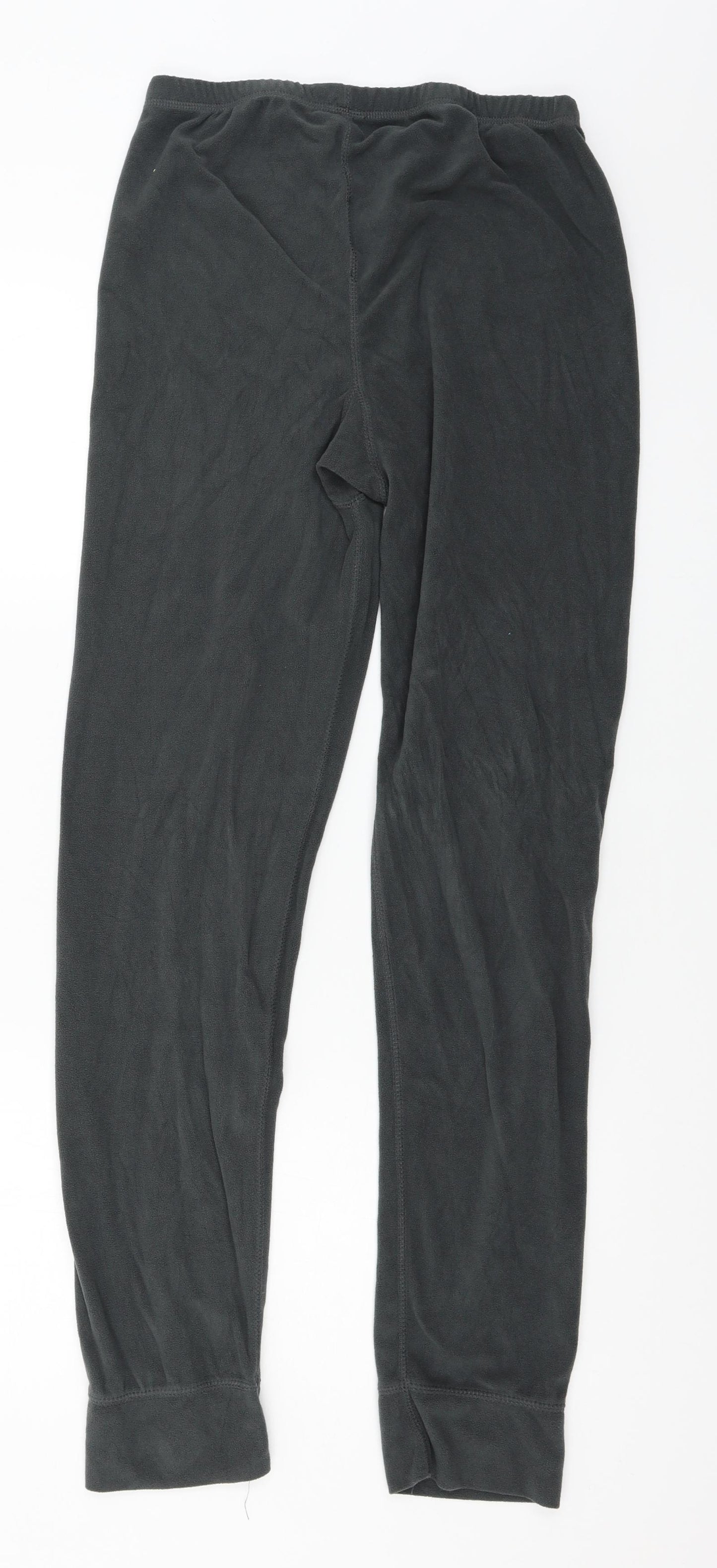 Trespass Womens Grey  Fleece Capri Leggings Size M L29 in