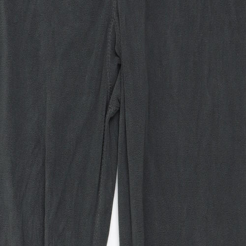 Trespass Womens Grey  Fleece Capri Leggings Size M L29 in