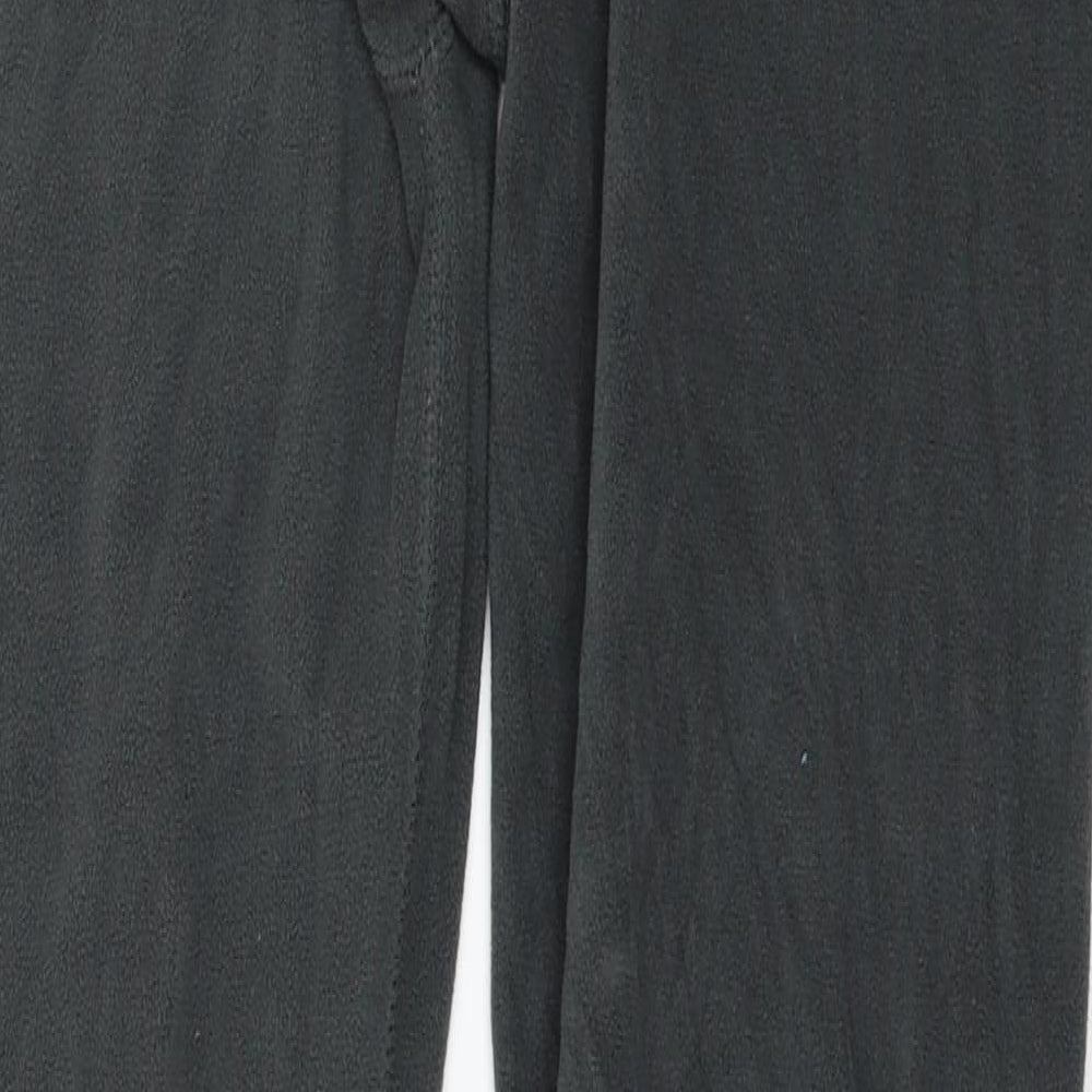 Trespass Womens Grey  Fleece Capri Leggings Size M L29 in