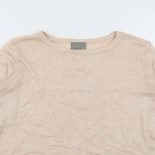 VERO MODA Womens Pink  Knit Pullover Jumper Size S