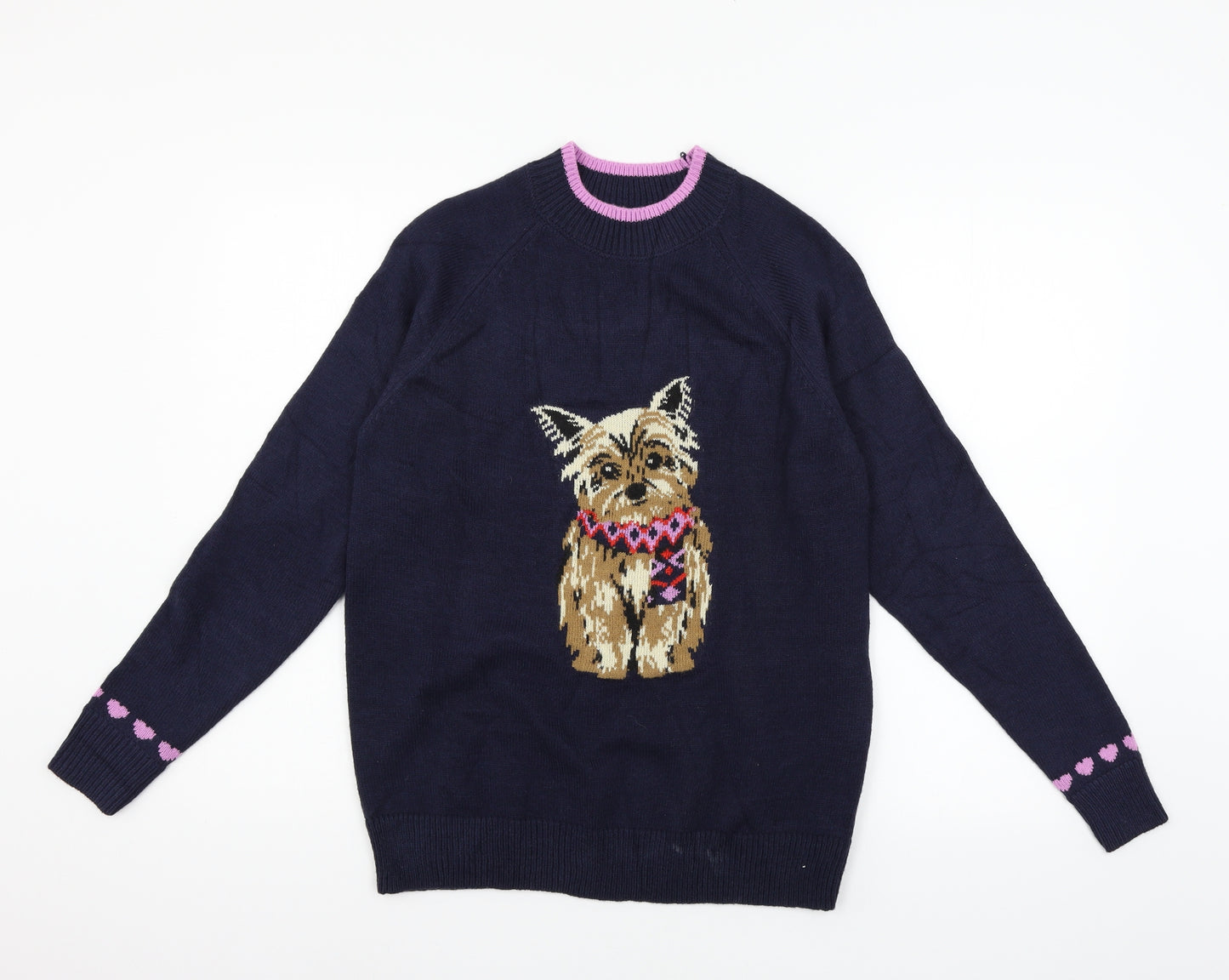 Marks and Spencer Womens Blue  Knit Pullover Jumper Size XS