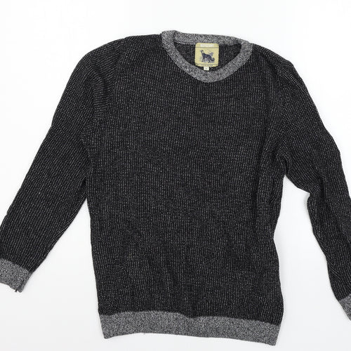 Refectory Womens Blue  Knit Pullover Jumper Size S