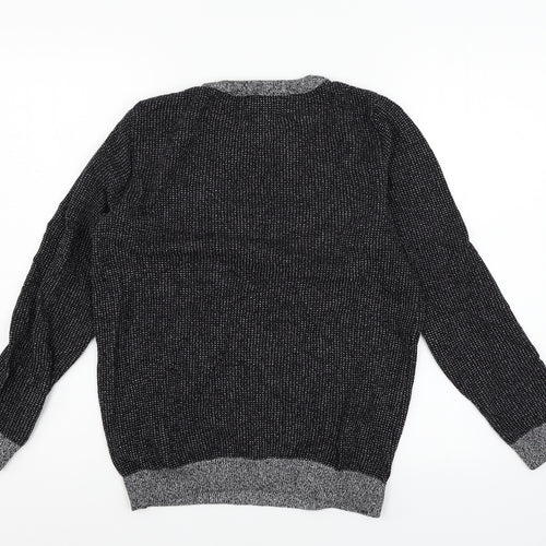 Refectory Womens Blue  Knit Pullover Jumper Size S