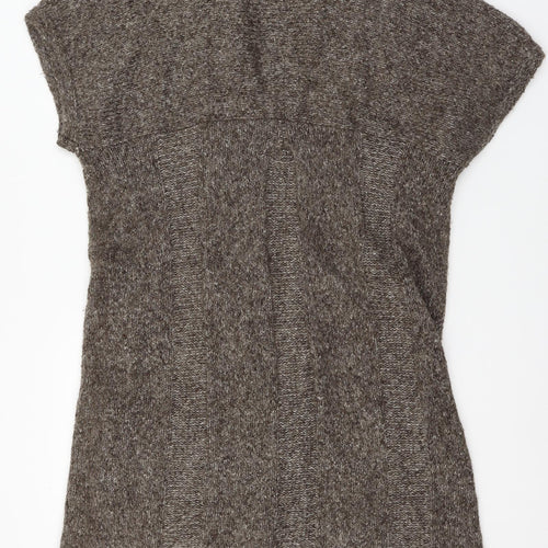 Apostrophe Womens Brown  Knit Cardigan Jumper One Size