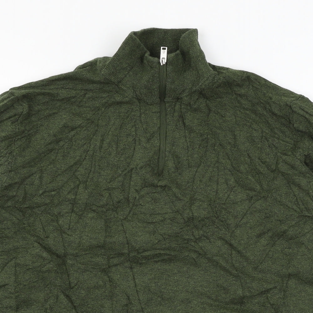 Burton Mens Green  Knit Pullover Jumper Size S