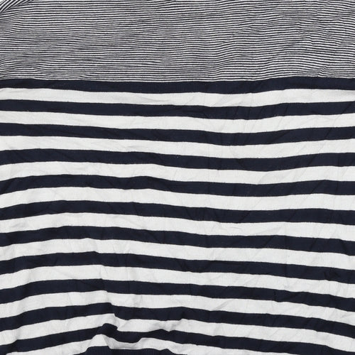 Atmosphere Womens Blue Striped Knit Pullover Jumper Size 10