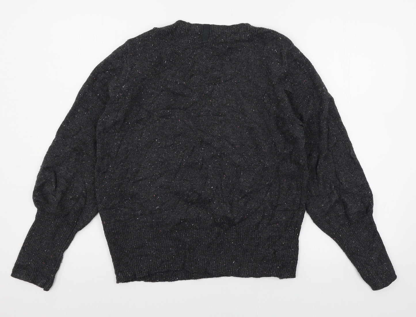 Marks and Spencer Womens Grey  Knit Pullover Jumper Size 14