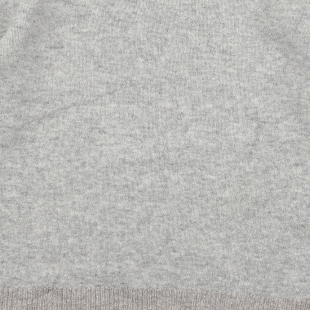 NEXT Womens Grey  Knit Pullover Jumper Size 12  - Reindeer