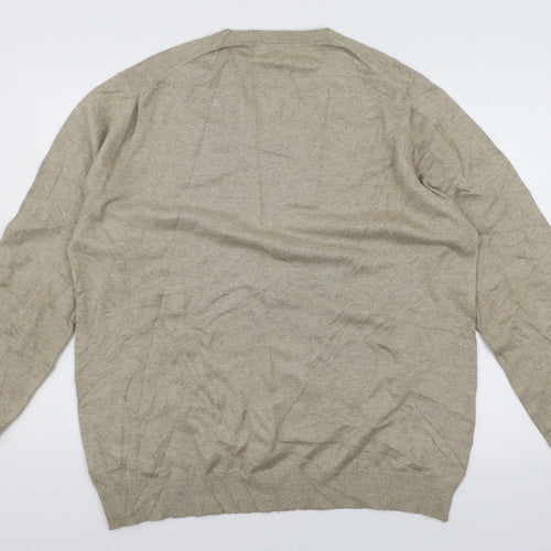 Marks and Spencer Mens Brown  Knit Pullover Jumper Size L