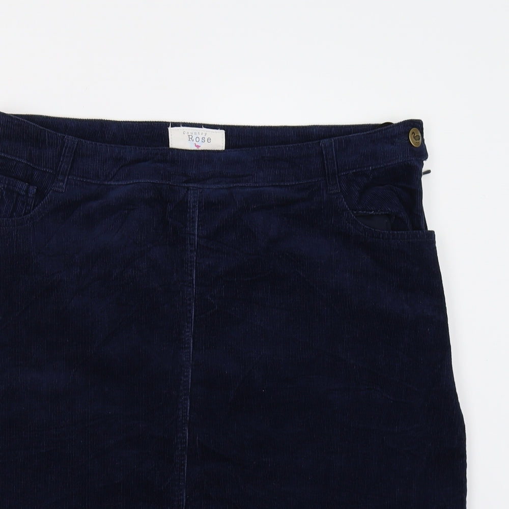 Country rose Womens Blue   A-Line Skirt Size 16