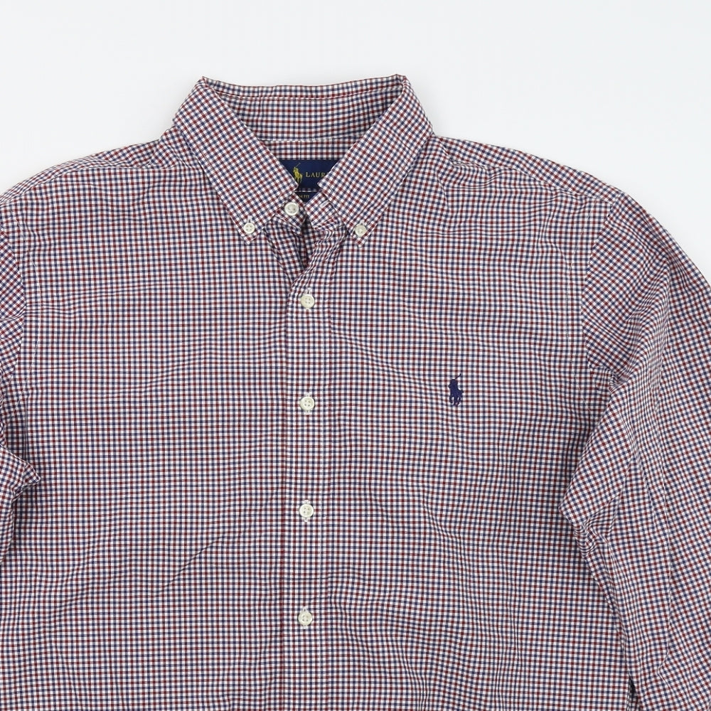 Polo Ralph Lauren Mens White Check   Button-Up Size XL