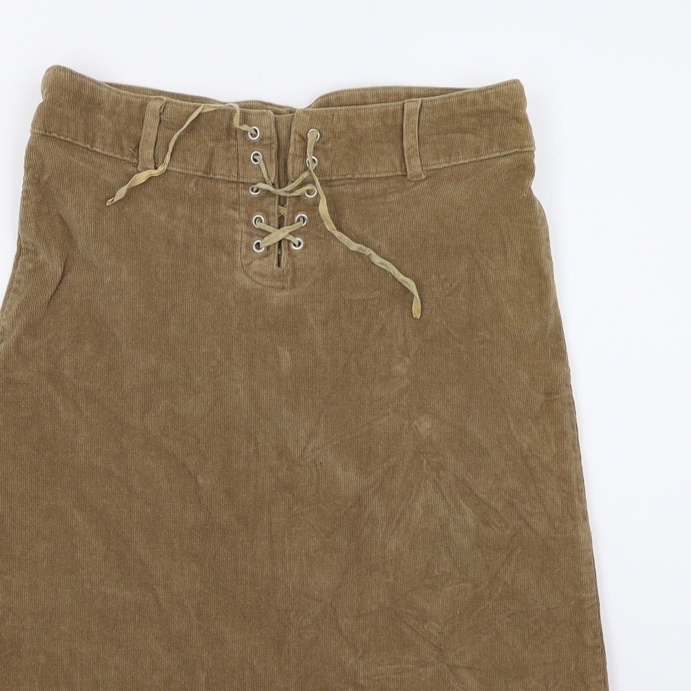 Bloggs Womens Brown   A-Line Skirt Size 10