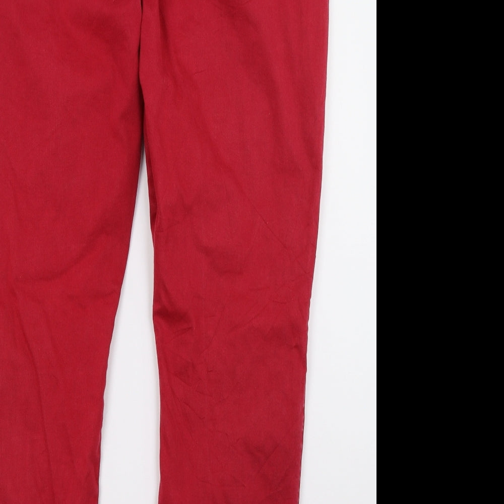 Klass Womens Red   Straight Jeans Size 20 L28 in