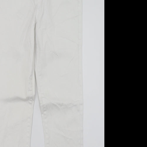 Preworn Womens White   Skinny Jeans Size 10 L28 in