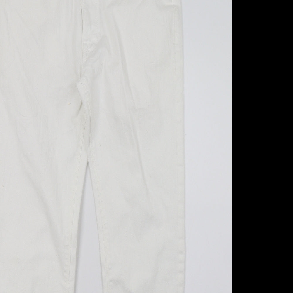 Marks and Spencer Womens White   Skinny Jeans Size 30 L30 in