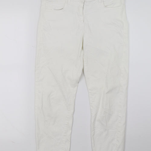 Marks and Spencer Womens White   Jegging Jeans Size 8 L21 in