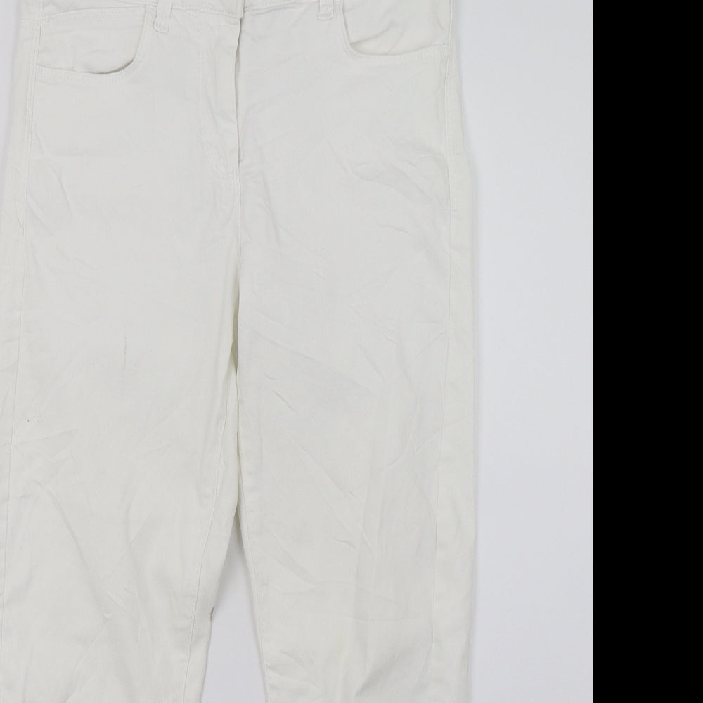Marks and Spencer Womens White   Jegging Jeans Size 8 L21 in