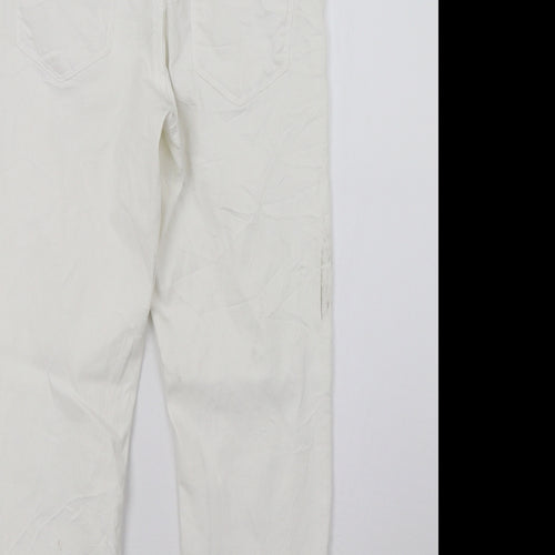 Marks and Spencer Womens White   Jegging Jeans Size 8 L21 in