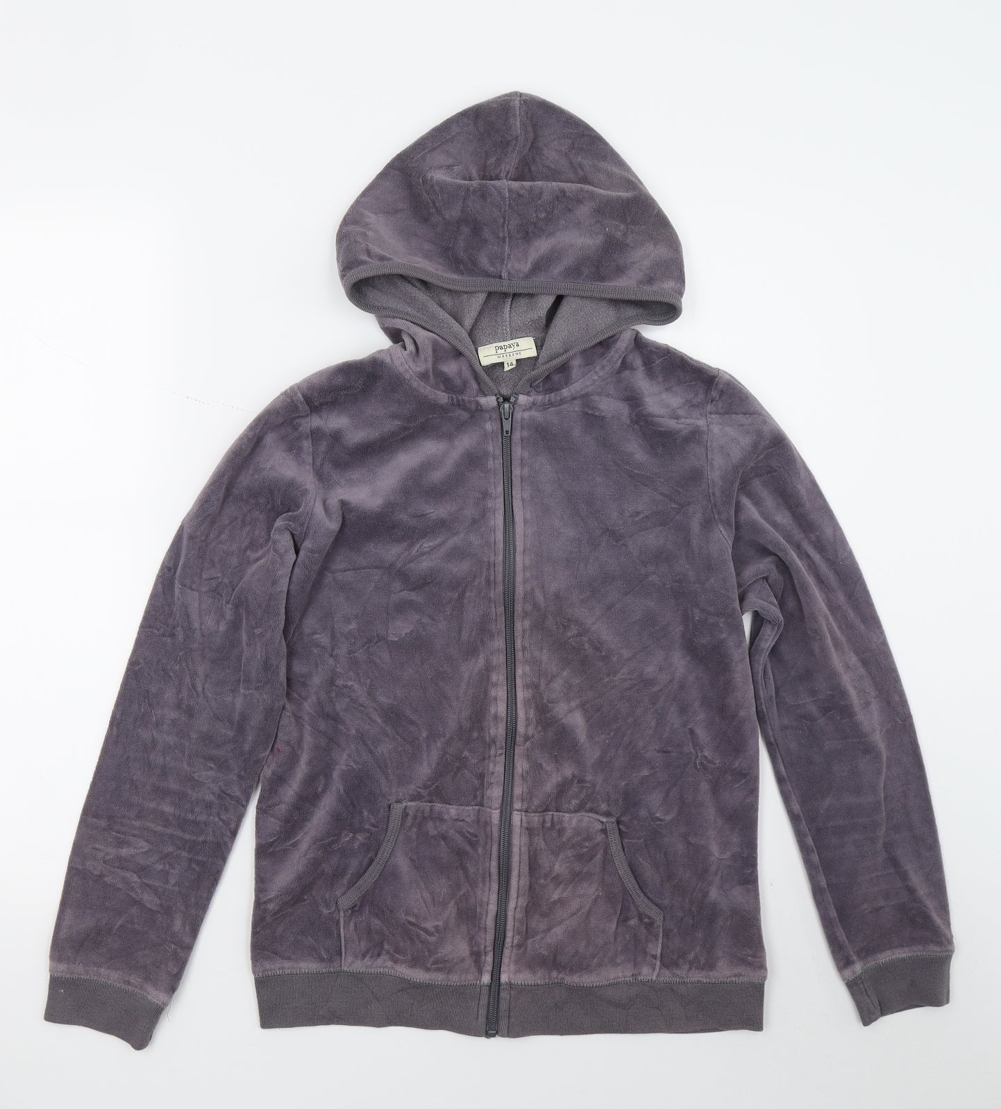 Papaya Womens Purple   Jacket Coatigan Size 14
