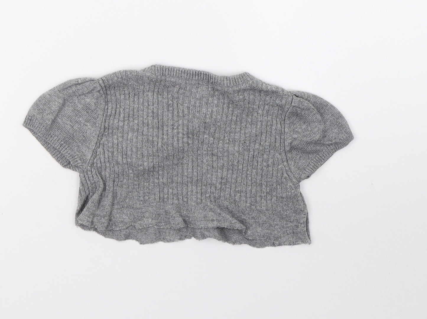 H&M Girls Grey   Pullover Jumper Size 7 Years