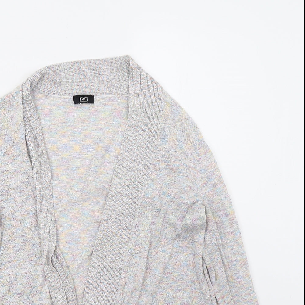 F&F Womens Grey   Cardigan Jumper Size 14