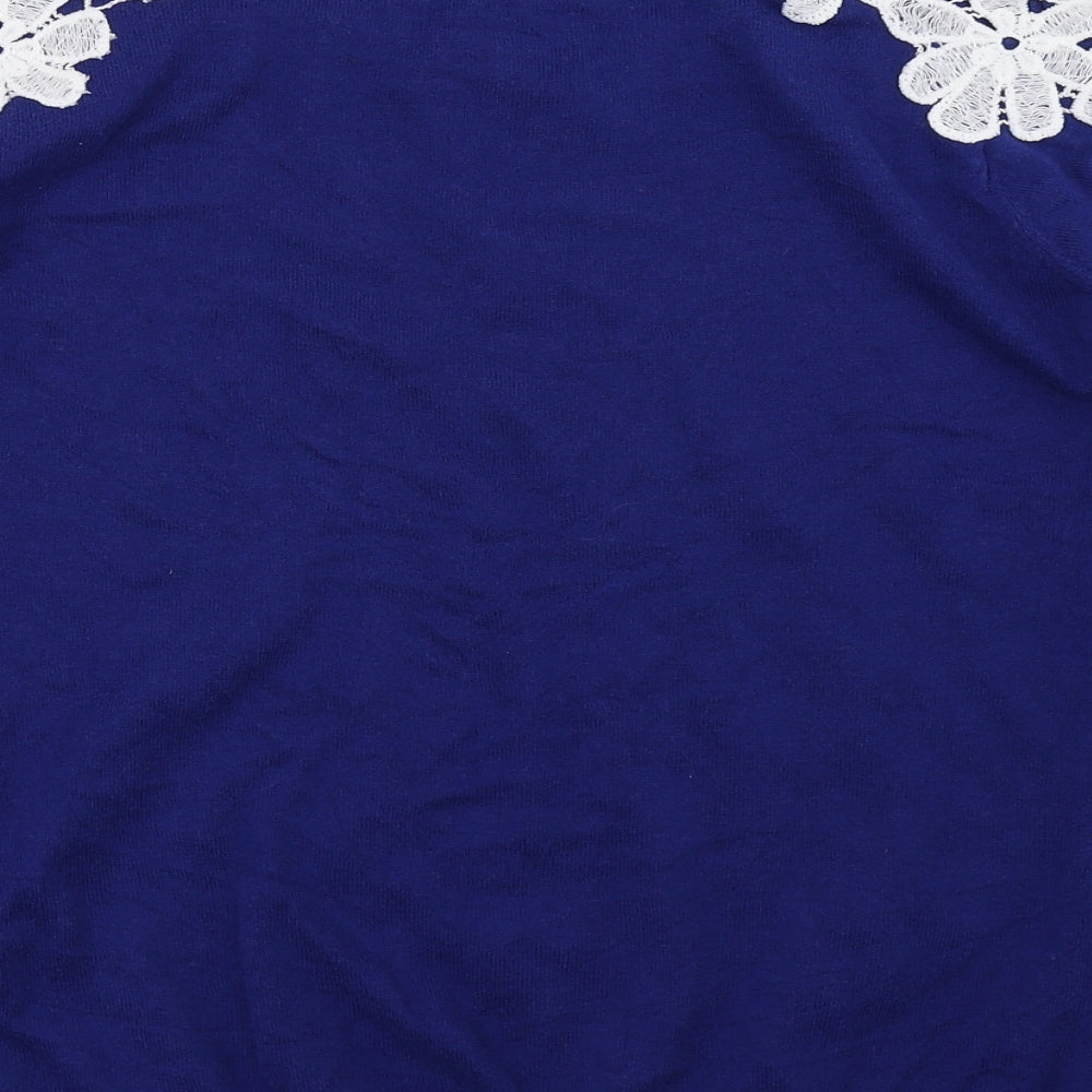 Anthology Womens Blue   Henley Jumper Size 20