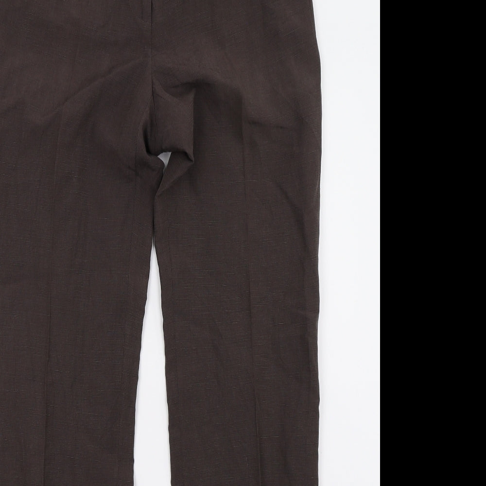 Jigsaw Womens Brown   Trousers  Size 8 L28 in