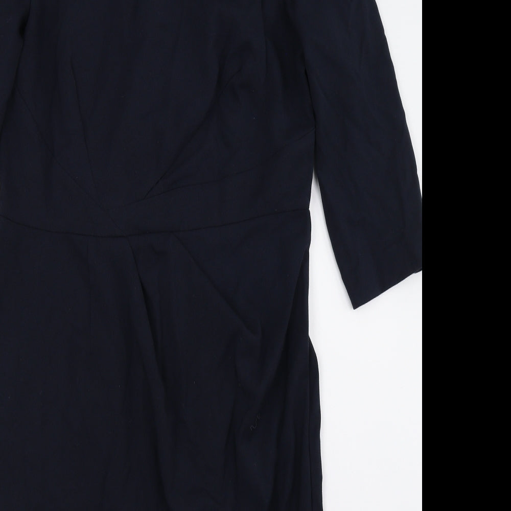 Marks and Spencer Womens Blue   A-Line  Size 14