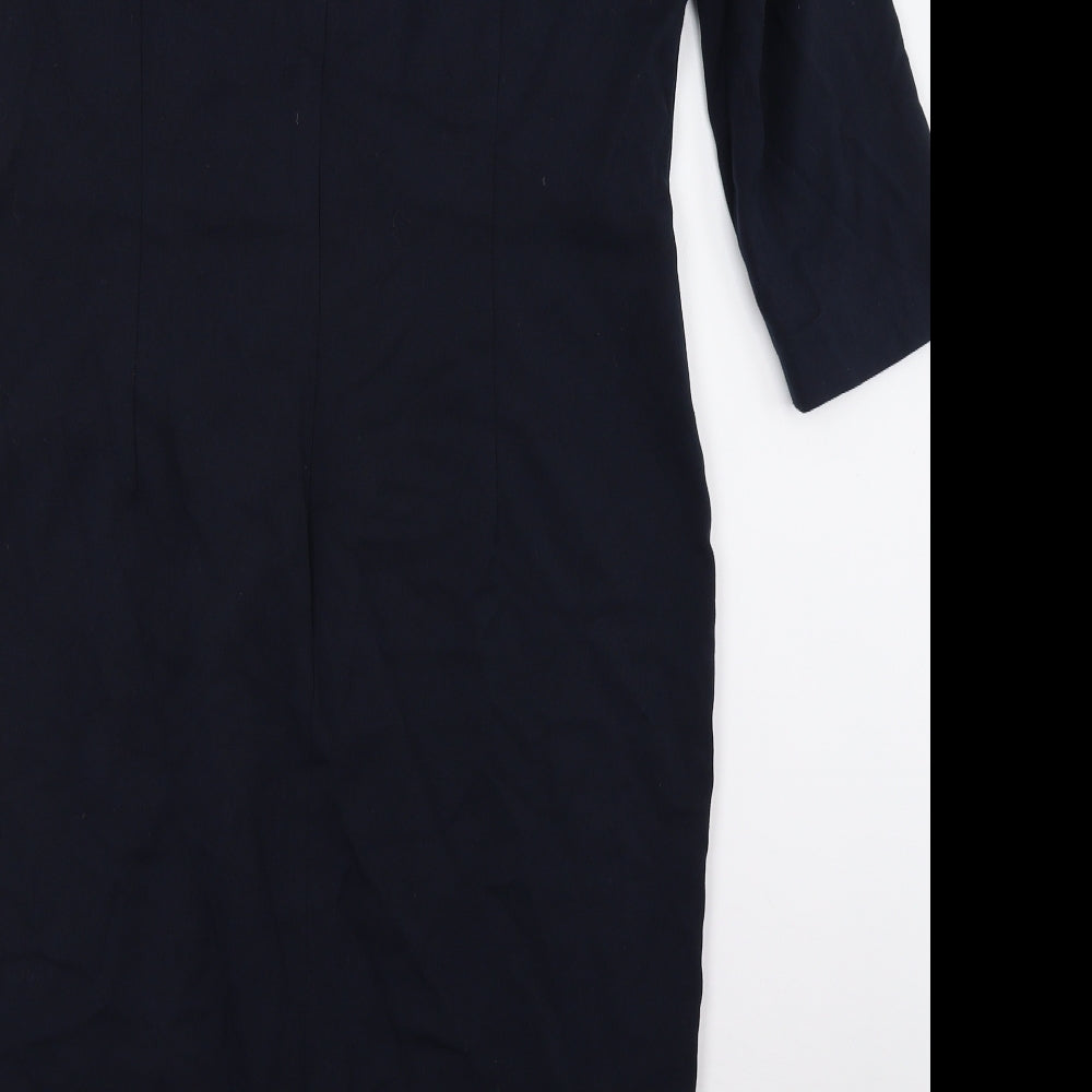 Marks and Spencer Womens Blue   A-Line  Size 14