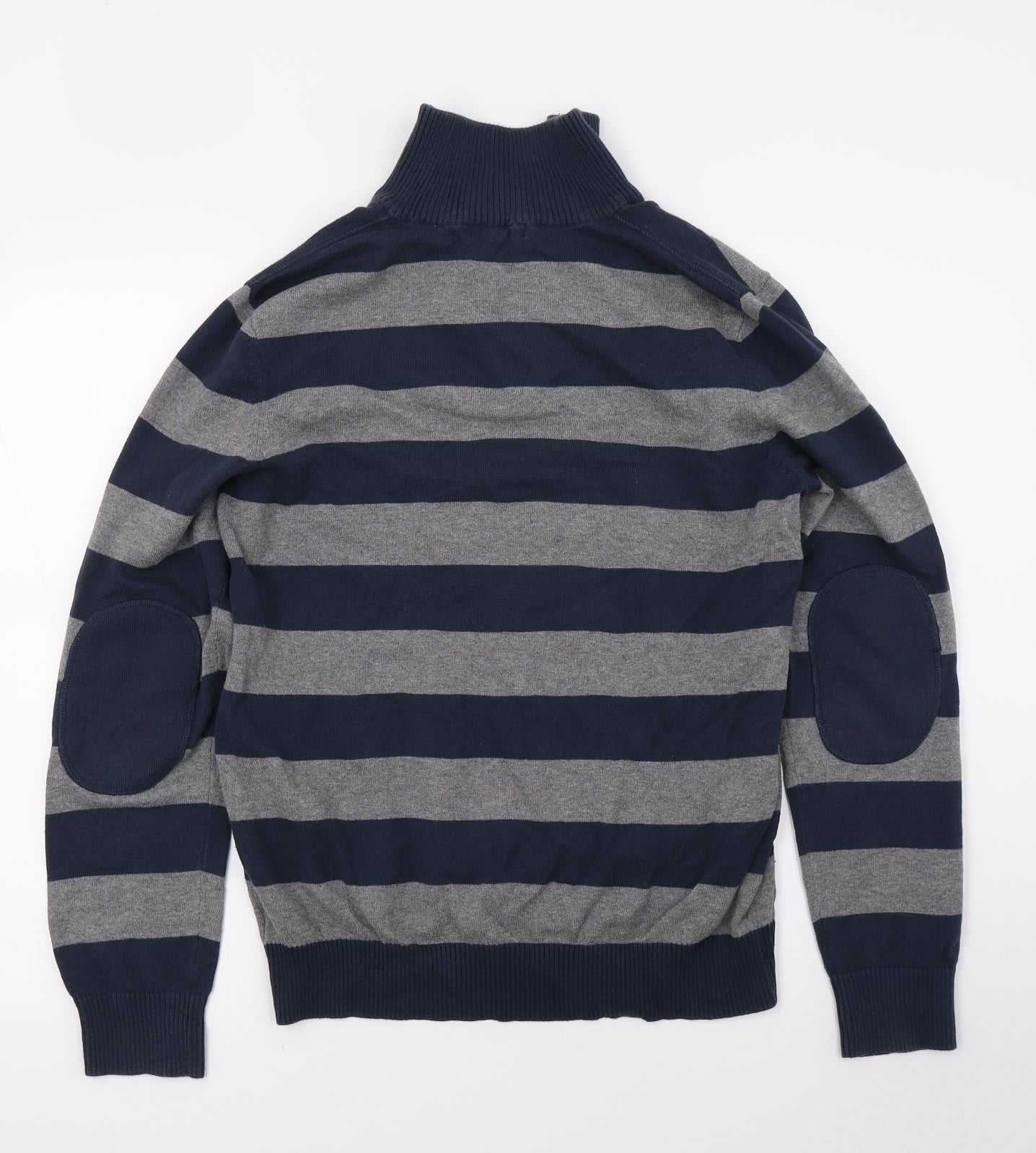 Gap Mens Blue Striped  Pullover Jumper Size S