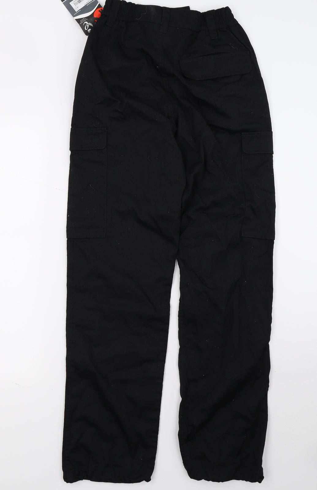 Illesco Womens Black   Cargo Trousers Size 24 L27 in