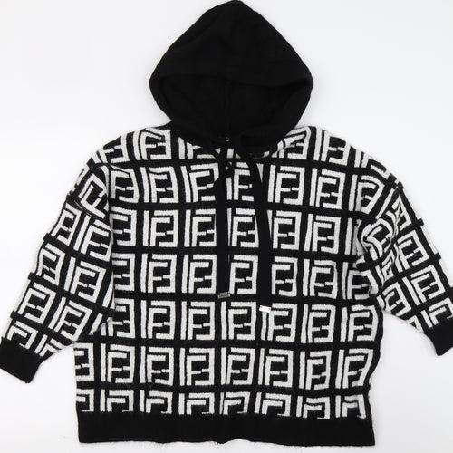 TU Womens Black   Pullover Hoodie One Size