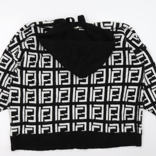 TU Womens Black   Pullover Hoodie One Size