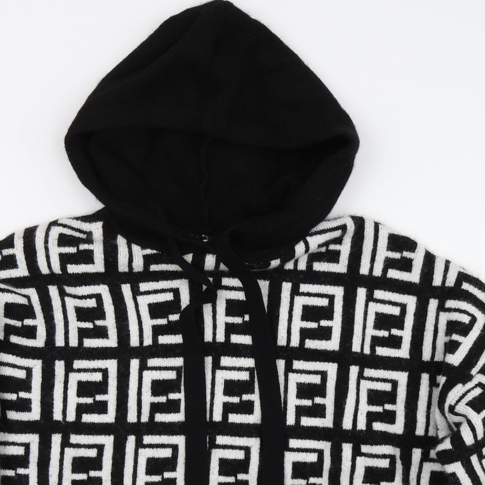 TU Womens Black   Pullover Hoodie One Size