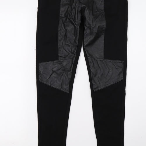 Style Womens Black   Capri Leggings Size 8 L27 in