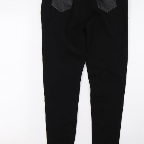 Style Womens Black   Capri Leggings Size 8 L27 in
