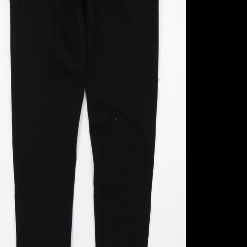 Style Womens Black   Capri Leggings Size 8 L27 in