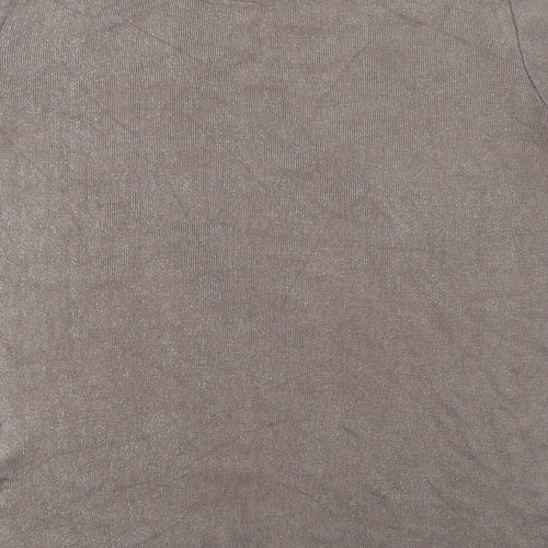 Zata Womens Grey   Basic T-Shirt Size M