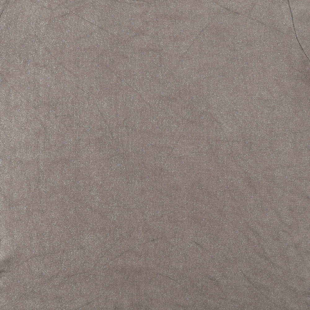 Zata Womens Grey   Basic T-Shirt Size M
