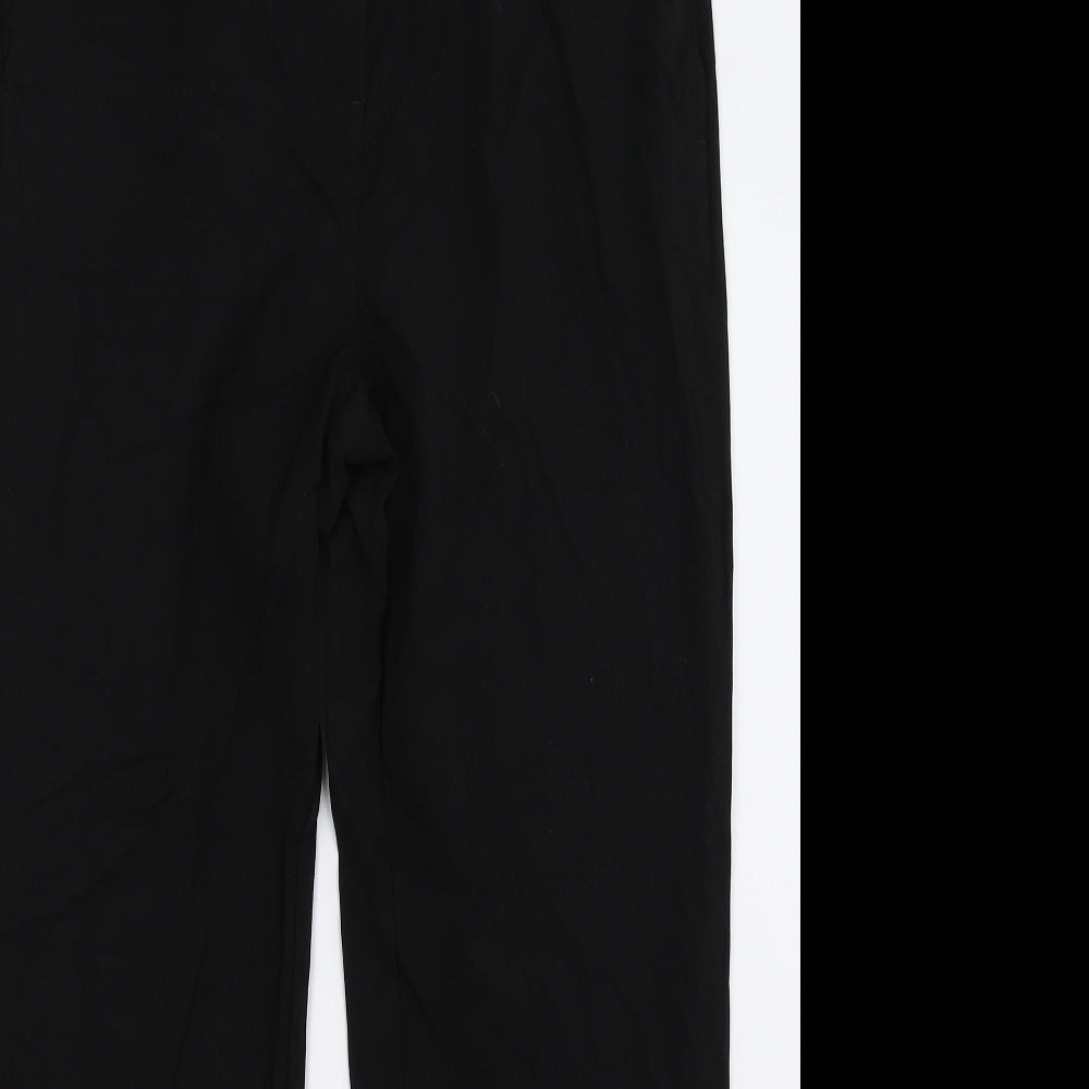 Marks and Spencer Womens Black   Trousers  Size 14 L28 in