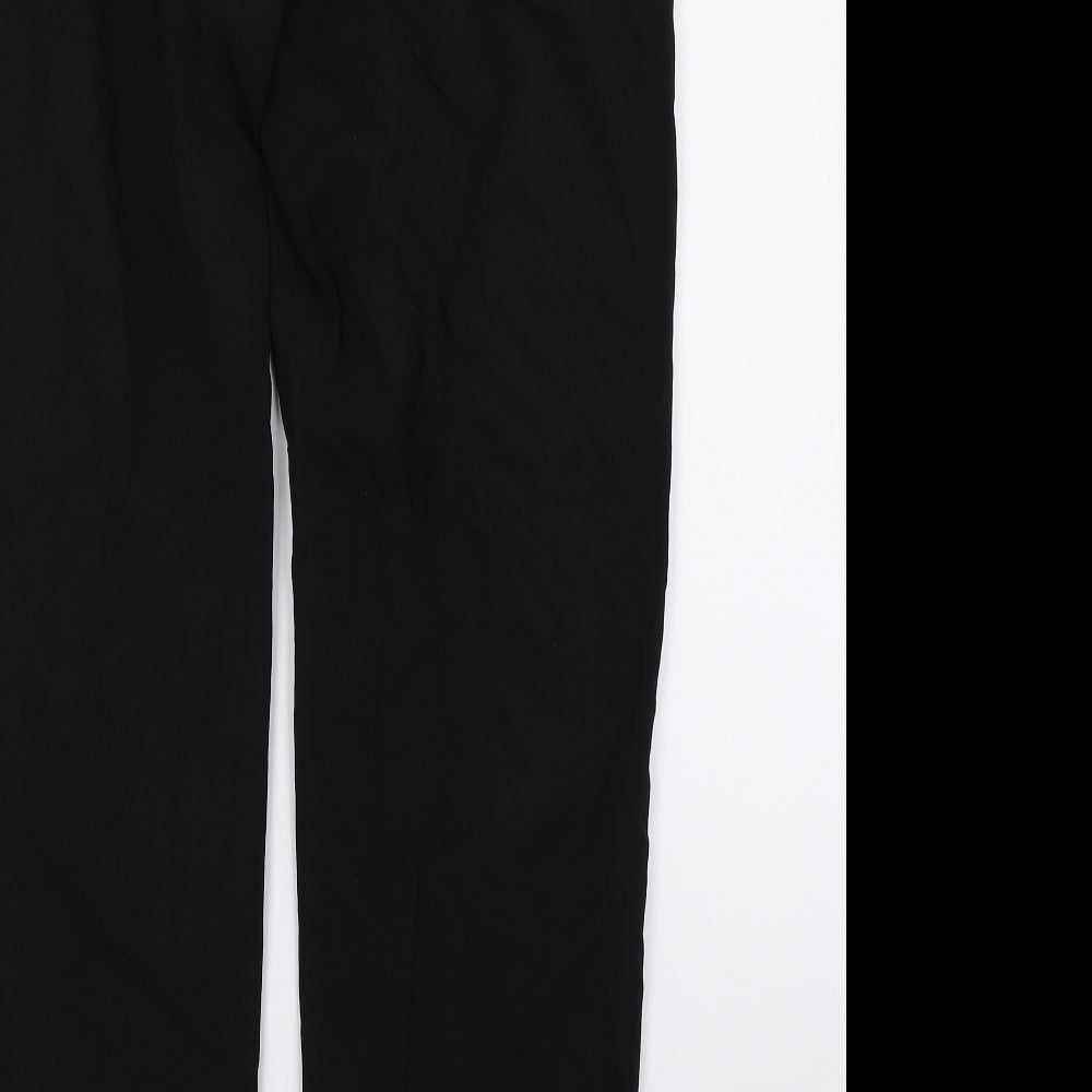 Marks and Spencer Womens Black   Trousers  Size 14 L28 in