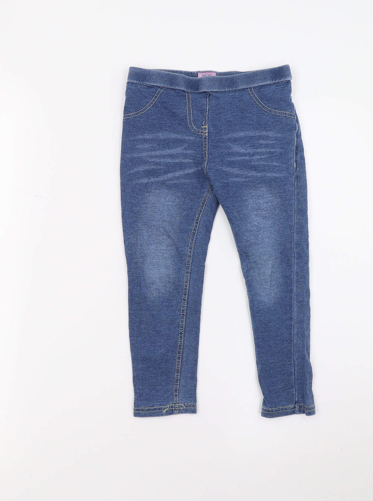 F&F Girls Blue   Jegging Trousers Size 3-4 Years