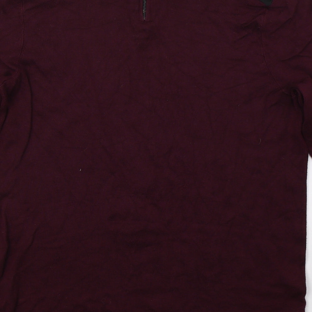 Papaya Womens Purple   Basic T-Shirt Size 14