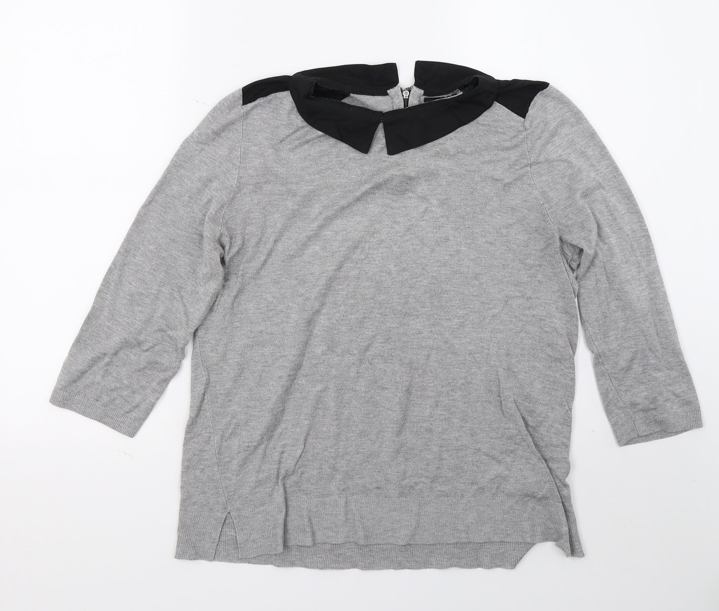 Papaya Womens Grey   Basic T-Shirt Size 16