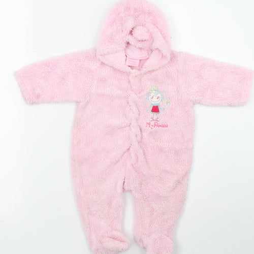 Bebe Bonito Girls Pink   Babygrow One-Piece Size 3-6 Months
