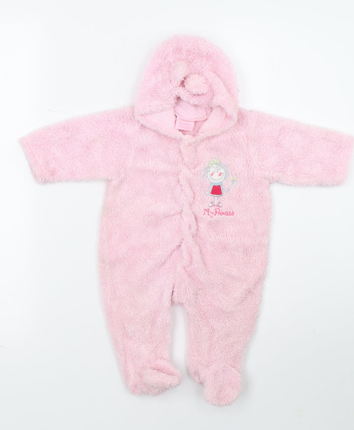Bebe Bonito Girls Pink Babygrow One-Piece Size 3-6 Months