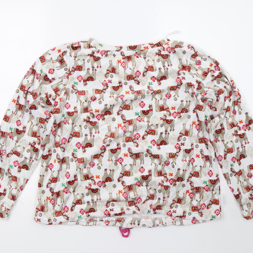 Buenos  Womens White   Pullover Jumper Size 12