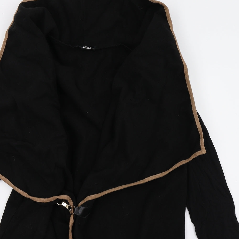 Quiz Womens Black   Jacket Coat Size 12